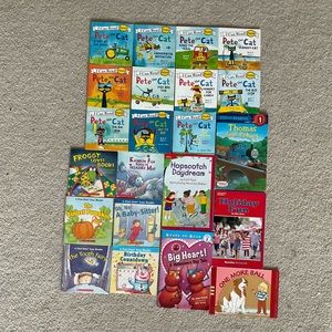 Pete the Cat & others -  22 Books - Kindergarten